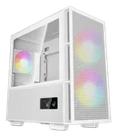 Deepcool CH360 DIGITAL Blanc - GT/Sans Alim/Micro-ATX, miniature 1