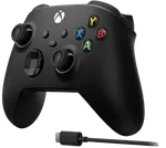Microsoft Manette Xbox + Cable USB-C - Carbon Black, miniature 2