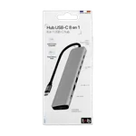 T'nB iClick Hub USB-C - 8 ports - Gris, miniature 3