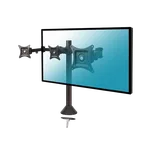 Kimex International Support bureau 3 écrans PC 13"- 20" fixation bord / à travers table, miniature 1