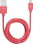 KEYOUEST Câble USB-A/Micro USB B - 1.2m - Rouge, miniature 2