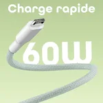 T'nB Câble USB-C vers USB-C - 1,5m - Vert, miniature 3