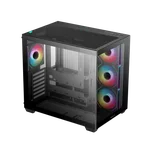 Deepcool CG530 4F Noir - MT/Sans Alim/ATX + MYSTIQUE 360 ARGB - Noir - 360mm, miniature 3