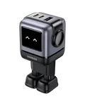 UGREEN Chargeur secteur robot 3 ports - 65W - Gris/Noir, miniature 1