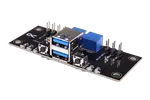 Alphacool Front I/O-Panel avec USB 3.0 pour Rack 1U, miniature 1
