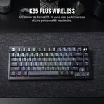 Corsair K65 Plus MLX Fusion 75% - Mécanique - Sans-Fil - RGB - Noir, miniature 3