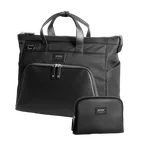 Port Sac à main et pochette Muse Signature - 16" - Noir, miniature 1