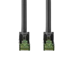 Nedis Câble RJ45 CAT7 S/FTP - male/male - 1m  - Noir, miniature 2