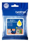 Brother Cartouche d'encre LC521Y - Jaune, miniature 1